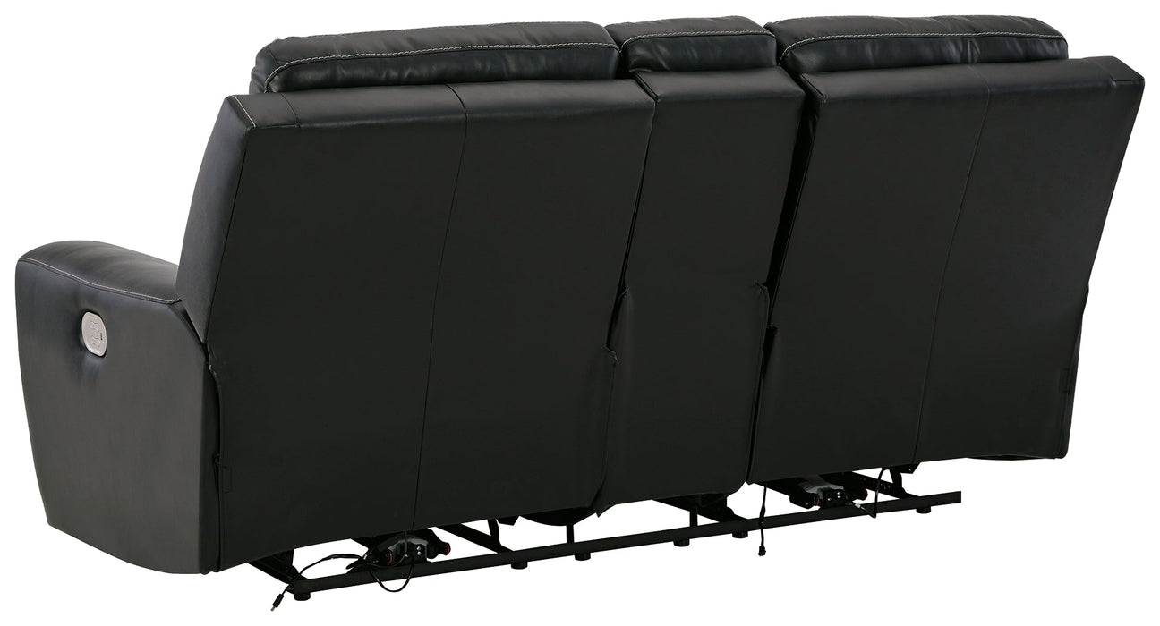 Warlin Power Reclining Loveseat with Console - Gate FurniturePower Reclining Loveseat