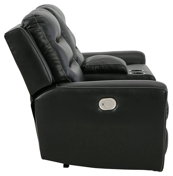 Warlin Power Reclining Loveseat with Console - Gate FurniturePower Reclining Loveseat