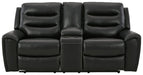 Warlin Power Reclining Loveseat with Console - Gate FurniturePower Reclining Loveseat
