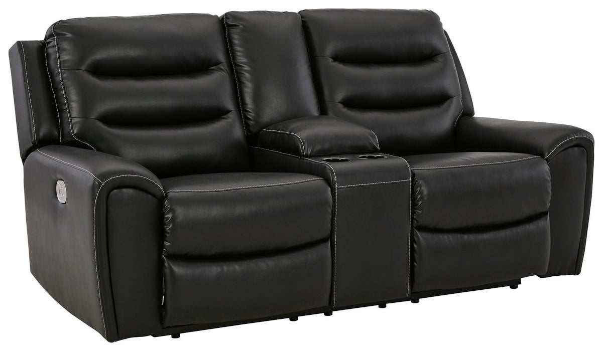 Warlin Power Reclining Loveseat with Console - Gate FurniturePower Reclining Loveseat