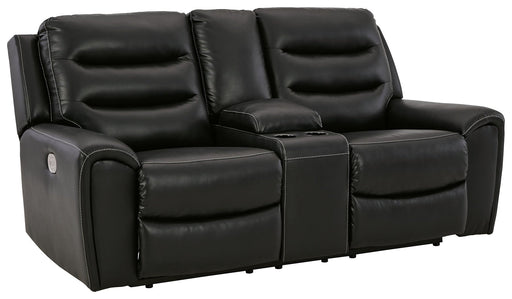 Warlin Power Reclining Loveseat with Console - Gate FurniturePower Reclining Loveseat