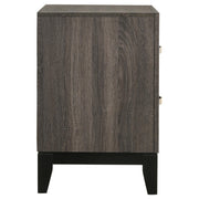 Watson 2-drawer Nightstand Grey Oak - 212422