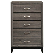 Watson 5-drawer Bedroom Chest Grey Oak - 212425