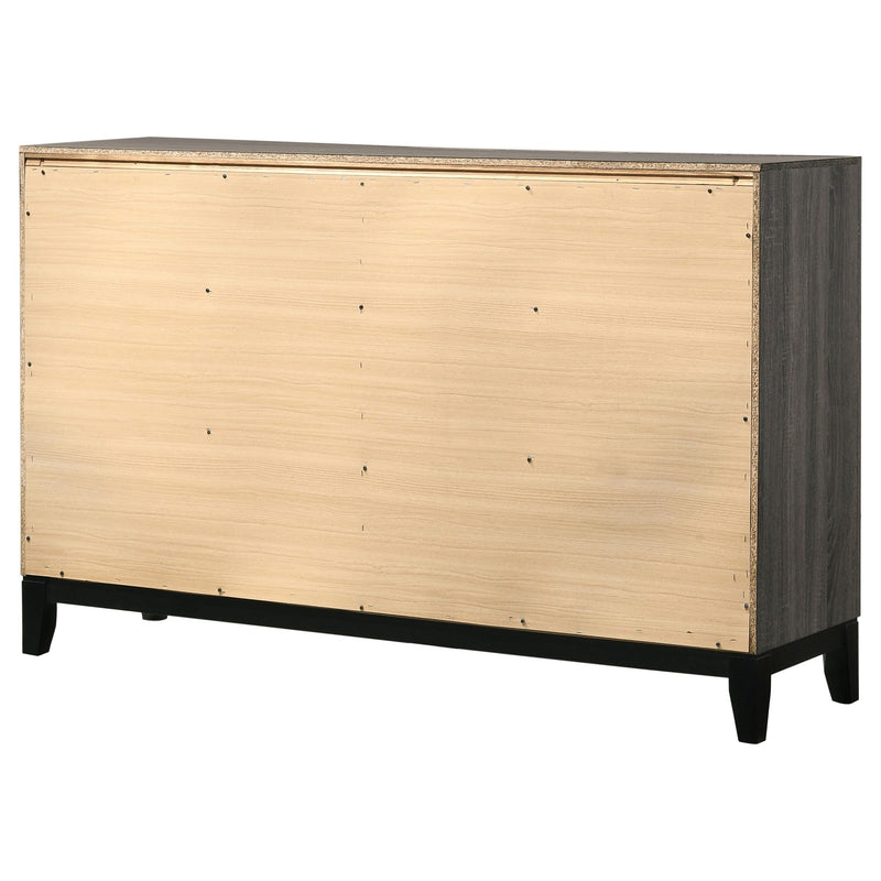 Watson 6-drawer Dresser Grey Oak - 212423