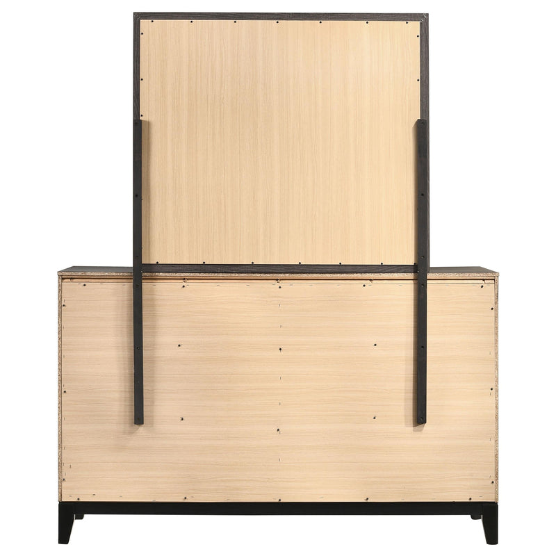 Watson 6-drawer Dresser with Mirror Grey Oak - 212423M