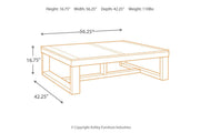 Watson Dark Brown Coffee Table - Lara FurnitureCoffee Table