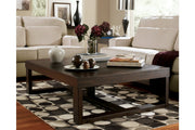 Watson Dark Brown Coffee Table - Lara FurnitureCoffee Table
