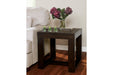 Watson Dark Brown End Table - Gate FurnitureEnd Table