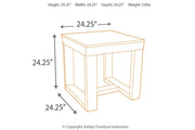 Watson Dark Brown End Table - Lara FurnitureEnd Table
