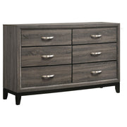 Watson Five-piece Eastern King Bedroom Set Grey Oak - 212421KE-S5