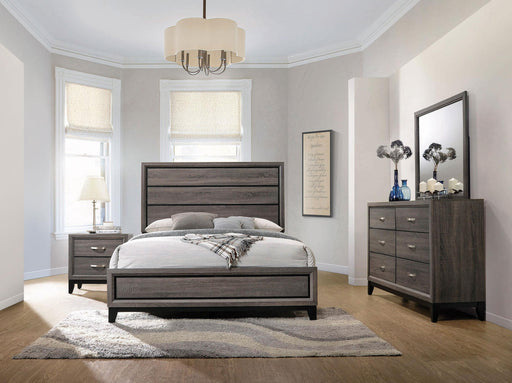 Watson Four-piece California King Bedroom Set Grey Oak - 212421KW-S4
