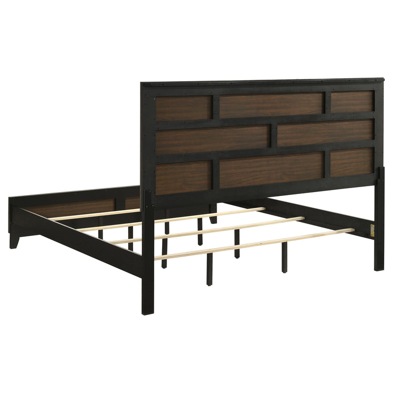 Watson Four-piece Eastern King Bedroom Set Grey Oak - 212421KE-S4