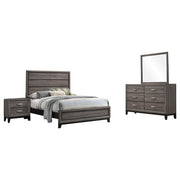 Watson Four-piece Full Bedroom Set Grey Oak - 212421F-S4