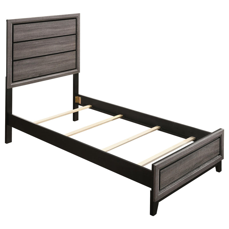 Watson Four-piece Twin Bedroom Set Grey Oak - 212421T-S4