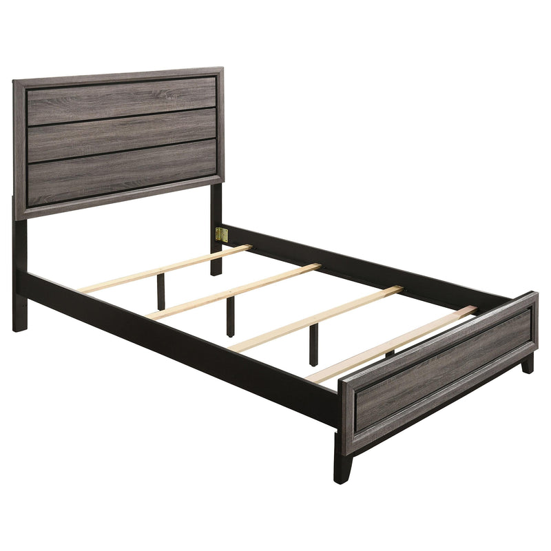 Watson Wood Queen Panel Bed Grey Oak - 212421Q