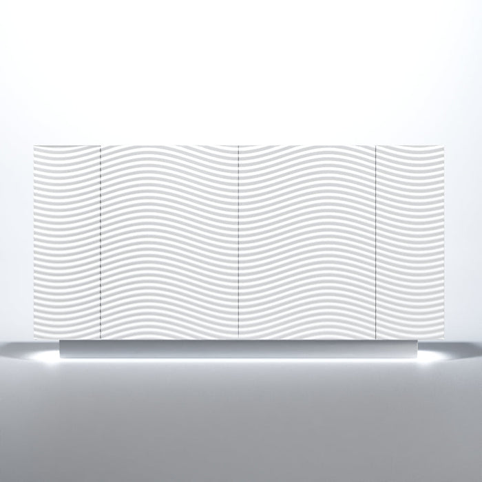 Wave 4 Door Buffet White - i36263 - Lara Furniture
