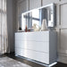 Wave Bedroom White Set - Lara Furniture