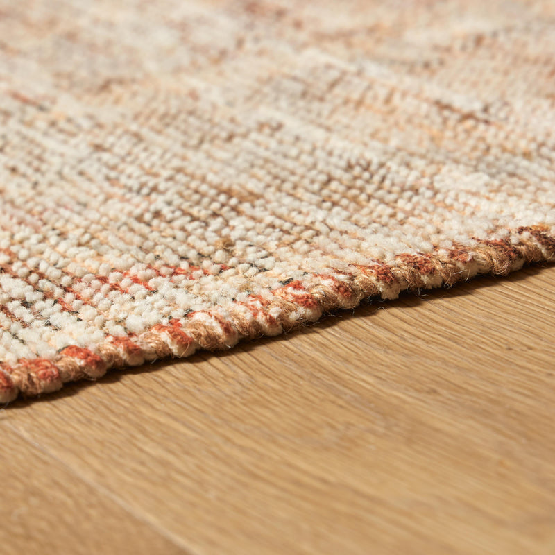 Waycotten Orange/Brown/White Large Rug - R408991