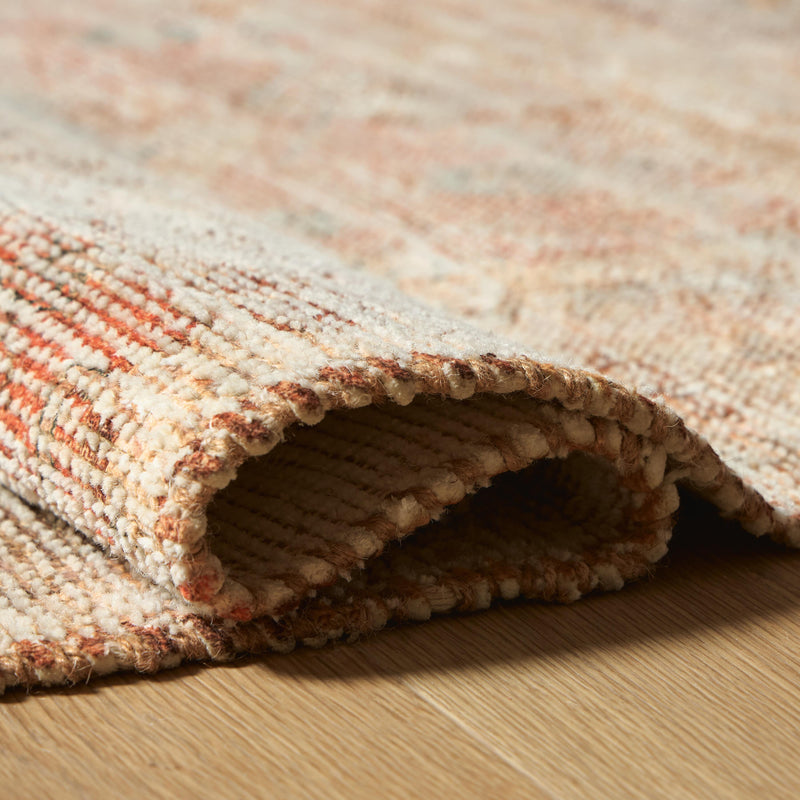 Waycotten Orange/Brown/White Medium Rug - R408992