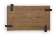 Weathermore Brown/Black Coffee Table - T531-1