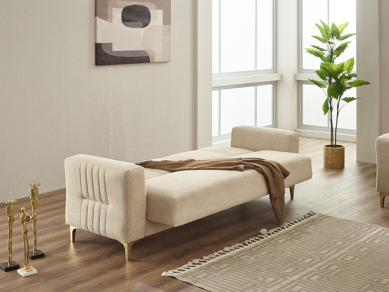 Wedy Convertible Loveseat in Cream - 200-SIM-WED-GIRNE03-2