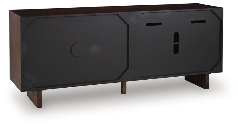 Welby Brown/Charcoal Accent Cabinet - A4000679