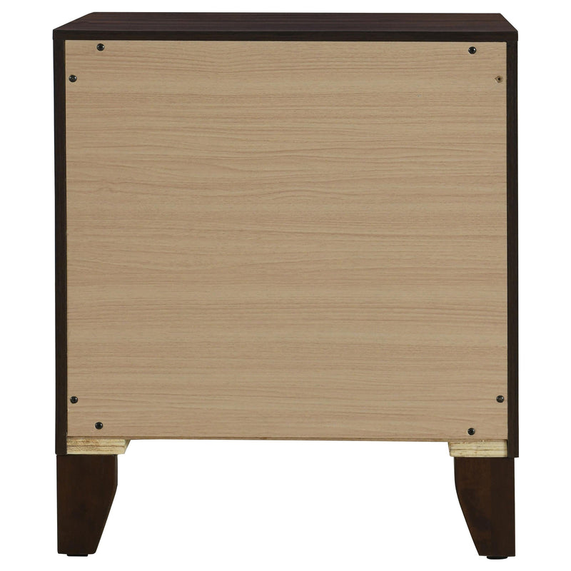 Welsley 2-drawer Nightstand Bedside Table Walnut - 223442