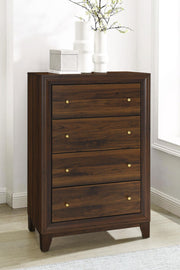 Welsley 4-drawer Chest of Drawers Walnut - 223445