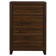 Welsley 4-drawer Chest of Drawers Walnut - 223445