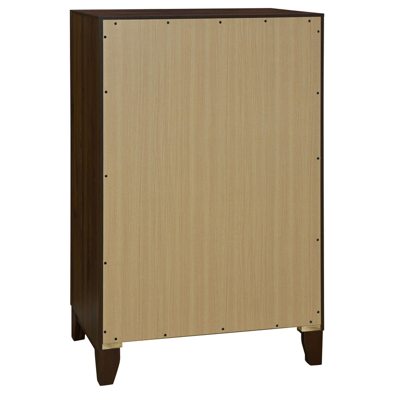 Welsley 4-drawer Chest of Drawers Walnut - 223445