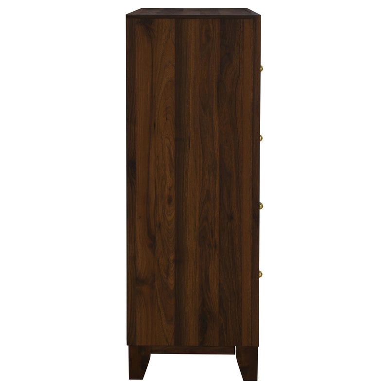 Welsley 4-drawer Chest of Drawers Walnut - 223445