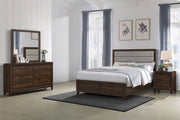 Welsley 4-piece California King Bedroom Set Walnut - 223441KW-S4