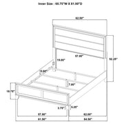 Welsley 4-piece Queen Bedroom Set Walnut - 223441Q-S4
