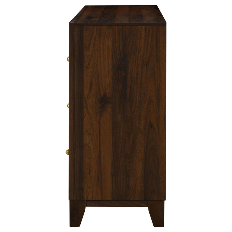 Welsley 6-drawer Dresser Cabinet Walnut - 223443