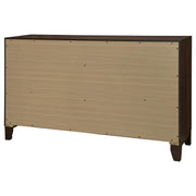 Welsley 6-drawer Dresser Cabinet Walnut - 223443