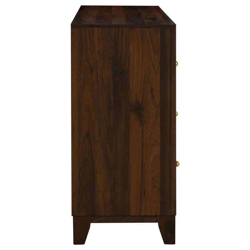 Welsley 6-drawer Dresser Cabinet Walnut - 223443
