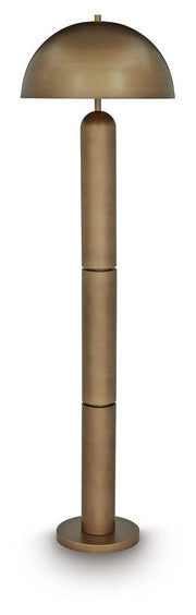 Wendfield Antique Gold Finish Floor Lamp - L208511