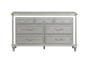 Wendy - 7 Drawers Silver Dresser with LED Light - B256-D