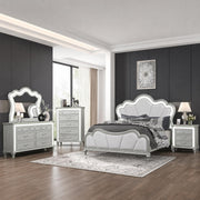 Wendy - Silver King Bed, Dresser, Mirror - B256-KDM