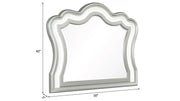 Wendy - Silver Mirror with LED Light - B256-M