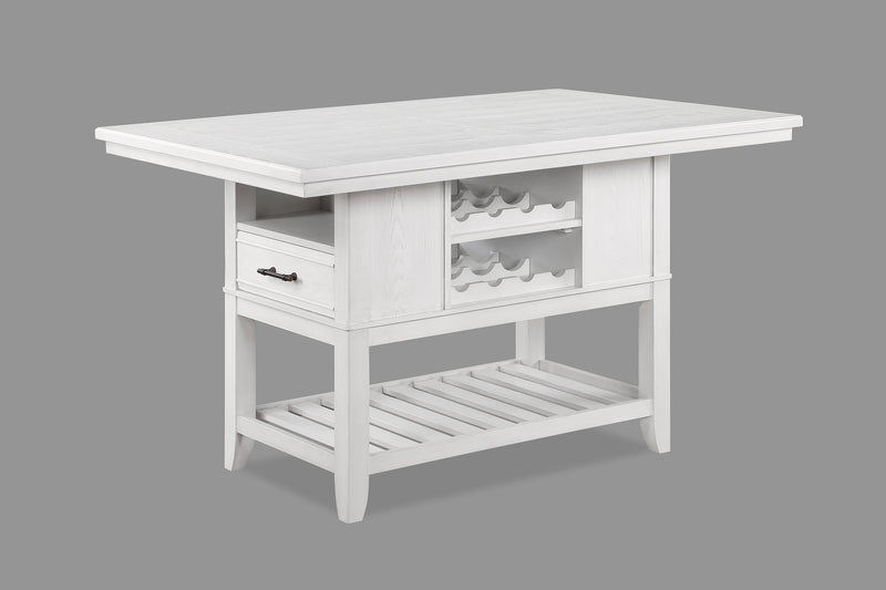 Wendy White Counter Height Dining Set - Lara FurnitureCounter Height Set
