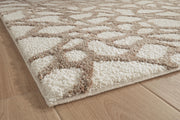 Wessonland Ivory/Brown/Gray Medium Rug - R408652