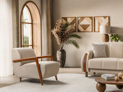 West Chair in Beige - 200-ST-WES-FLORIA05-B