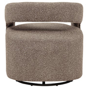 Westhill Boucle Upholstered Swivel Accent Chair Rocky Road - 907538