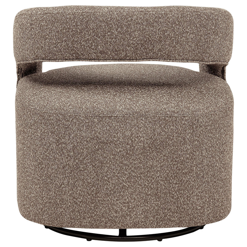 Westhill Boucle Upholstered Swivel Accent Chair Rocky Road - 907538