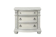 Westin - 3 Drawers Light Gray Nightstand with Marble Top - B228-N