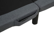 Weston Split Eastern King Massage Adjustable Bed Base in Black and Grey - 350165SKE
