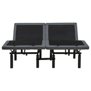 Weston Split Eastern King Massage Adjustable Bed Base in Black and Grey - 350165SKE