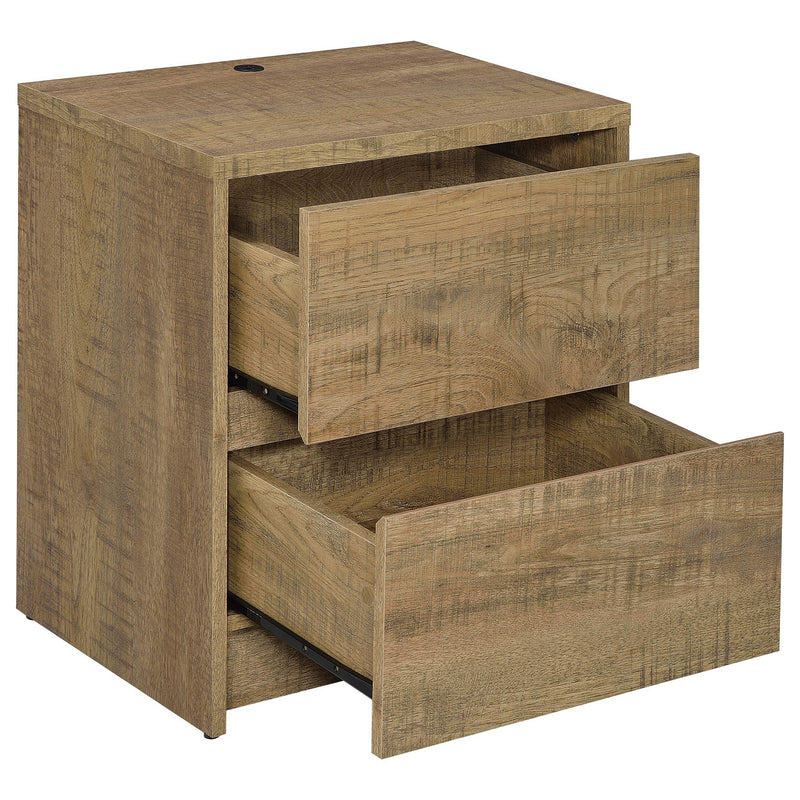 Westpark 2-drawer Nightstand LED Lights and USB Mango - 315902