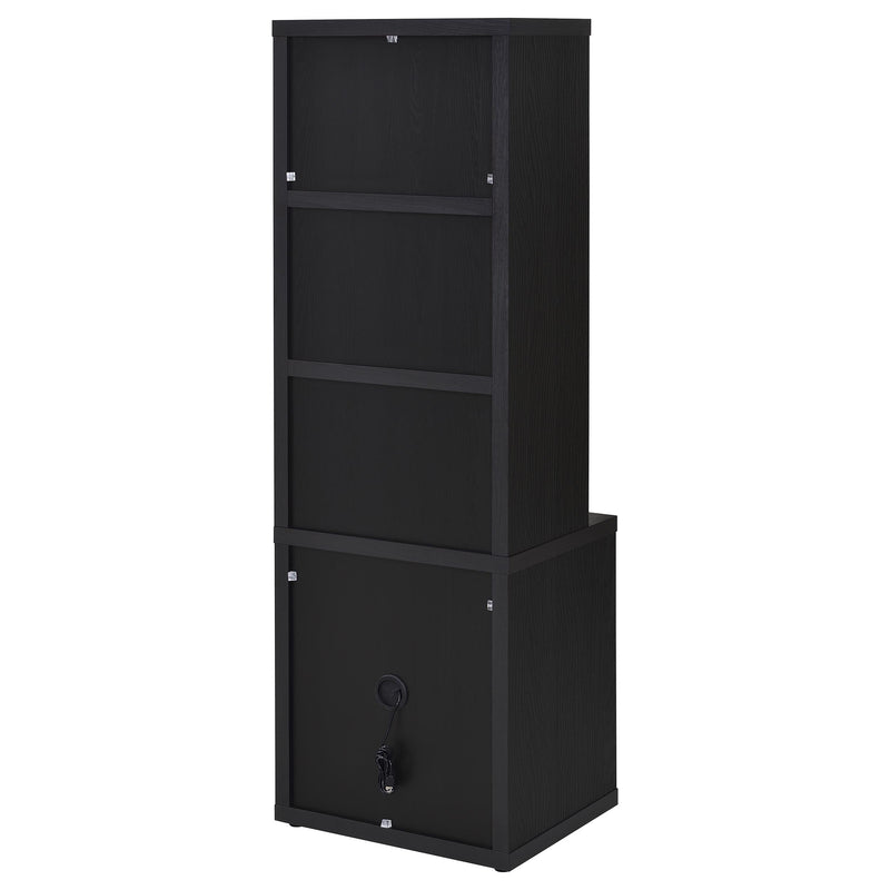 Westpark 3-piece Full Bedroom Set Bookcase Headboard Black - 315851F-SET